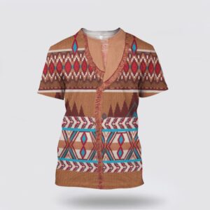Native American T Shirt, Ppolite Brown Native…