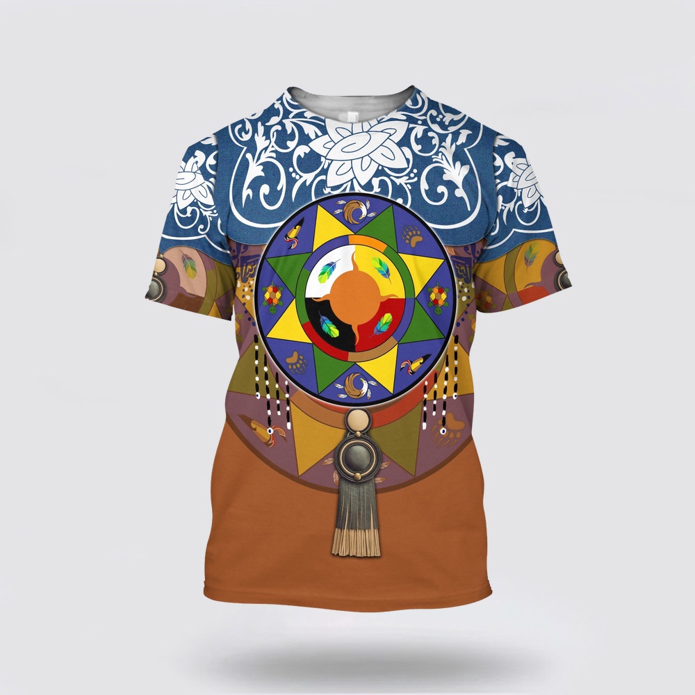 Native American T Shirt, Respect Nature Native American 3D All Over Printed T-Shirt, Beautiful Native American T Shirts Native American T Shirt, Respect Nature Native American 3D All Over Printed T-Shirt, Beautiful Native American T Shirts