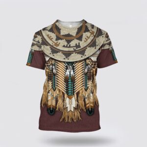 Native American T Shirt, Retro American Native…