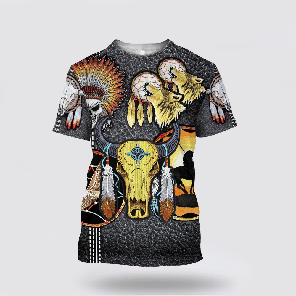 Native American T Shirt, Sacrificial Night Native American 3D All Over Printed T-Shirt, Beautiful Native American T Shirts Native American T Shirt, Sacrificial Night Native American 3D All Over Printed T-Shirt, Beautiful Native American T Shirts