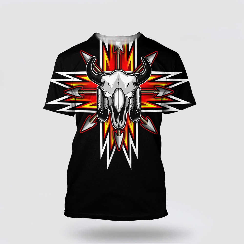 Native American T Shirt, Spirit Of Bravery Native American 3D All Over Printed T-Shirt, Beautiful Native American T Shirts Native American T Shirt, Spirit Of Bravery Native American 3D All Over Printed T-Shirt, Beautiful Native American T Shirts