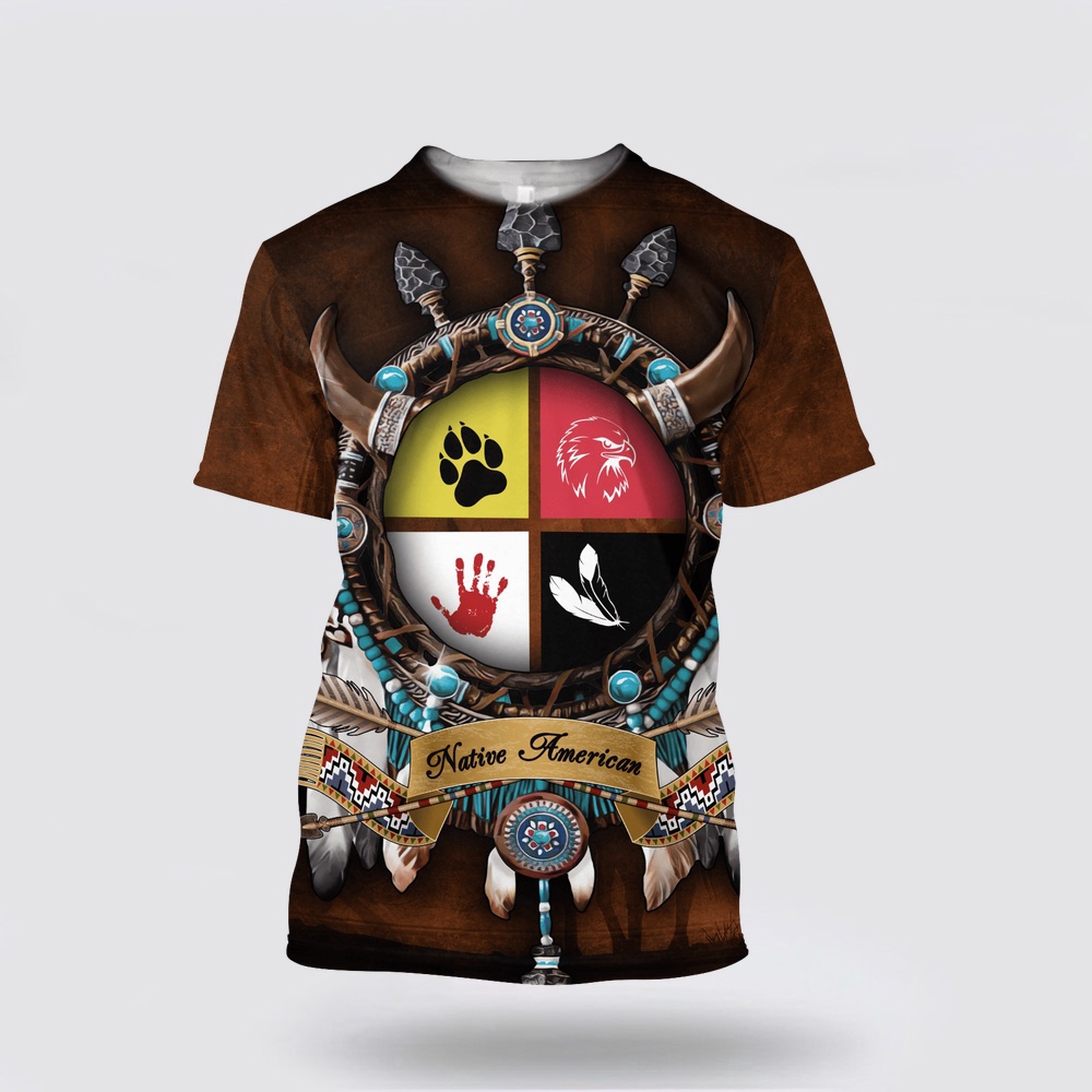 Native American T Shirt, Vestigial Native American 3D All Over Printed T-Shirt, Beautiful Native American T Shirts Native American T Shirt, Vestigial Native American 3D All Over Printed T-Shirt, Beautiful Native American T Shirts