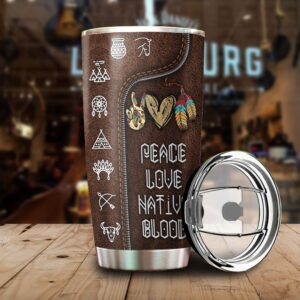 Native American Tumbler Custom Name Peace Love Native American Steel Tumbler American Tumbler Native Tumbler 3 u4ymys.jpg
