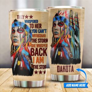 Native American Tumbler Custom Name This Whispered Native American Steel Tumbler American Tumbler Native Tumbler 6 vjccdn.jpg