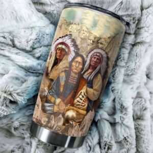 Native American Tumbler Tribal Native American Steel Tumbler American Tumbler Native Tumbler 3 x6vvbm.jpg