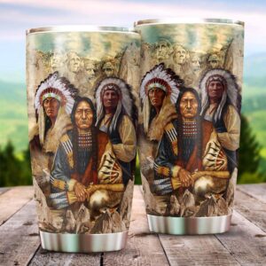Native American Tumbler Tribal Native American Steel Tumbler American Tumbler Native Tumbler 4 hatzfu.jpg