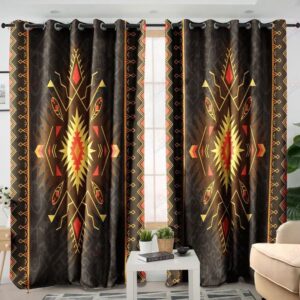 Native American Window Curtains, Aboriginal Style Native…