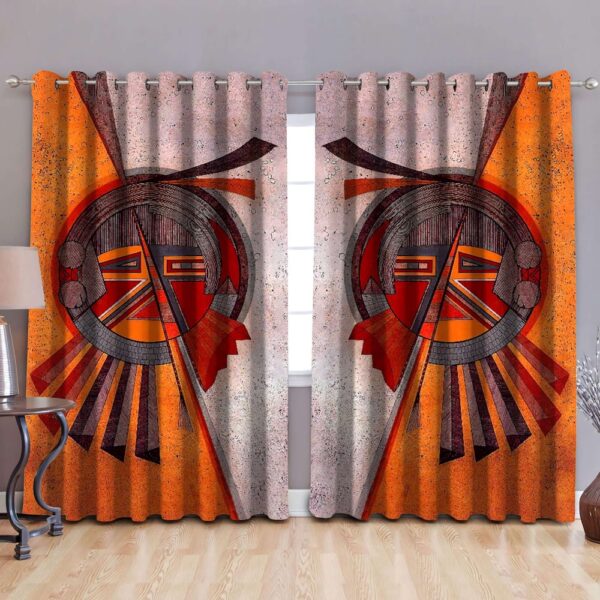 Native American Window Curtains, Abstract Motifs Native American Window Curtains, Window Curtains