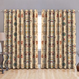 Native American Window Curtains, Ancient Ruins Native…
