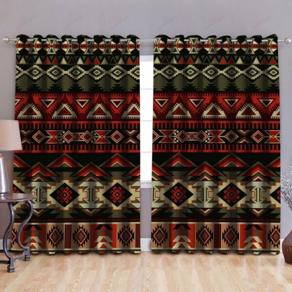 Native American Window Curtains, Aztec Style Native American Window Curtains, Window Curtains