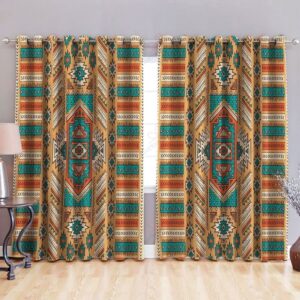 Native American Window Curtains, Brocade Beatifull Native…