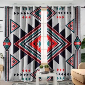 Native American Window Curtains, Creative Colorful Native…