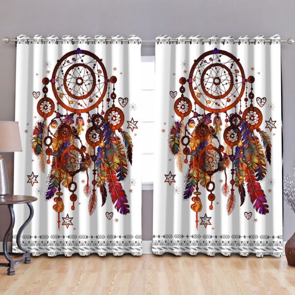 Native American Window Curtains, Dream Full Color Native American Window Curtains, Window Curtains
