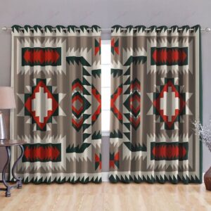 Native American Window Curtains, Eyelet Native American…