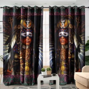 Native American Window Curtains, Girl Warriors Native…