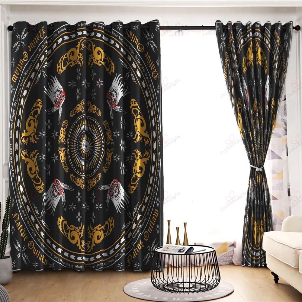 Native American Window Curtains, Never Surrender Native American Window Curtains, Window Curtains