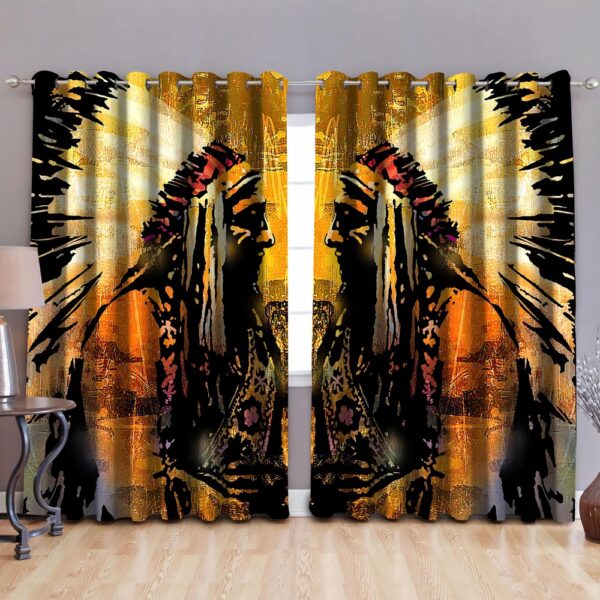 Native American Window Curtains, Proud Native American Window Curtains, Window Curtains