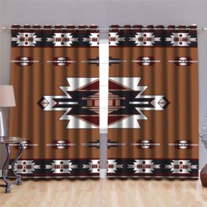 Native American Window Curtains, Southwest Symbol Native…