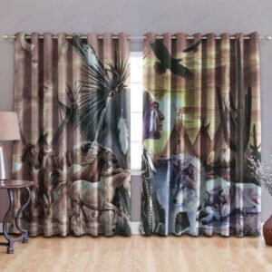 Native American Window Curtains, Spirit Of The…