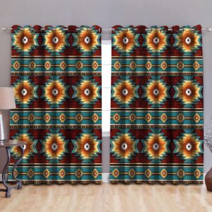 Native American Window Curtains, Unique Motifs Native…