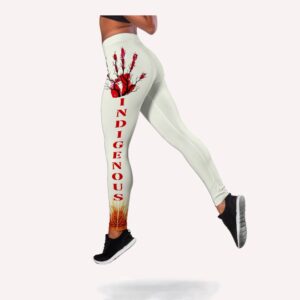 Red Hand Indigenous Native American Hoodie Leggings Set Native American Hoodies Native American Leggings 3 gkvz35.jpg