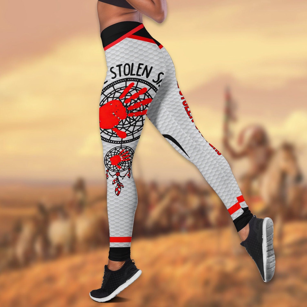 Red Hand No More Stolen Sister Native American Hoodie Leggings Set, Native American Hoodies, Native American Leggings Red Hand No More Stolen Sister Native American Hoodie Leggings Set, Native American Hoodies, Native American Leggings