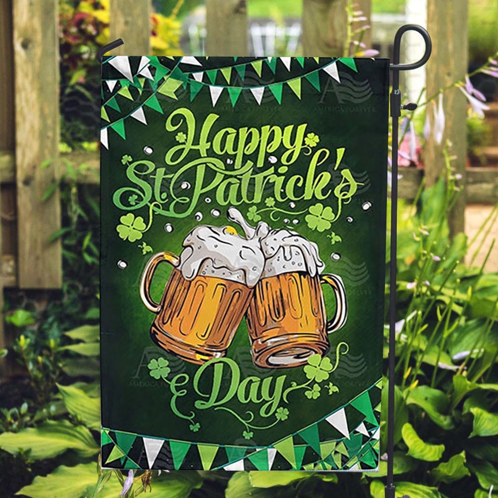 St Patrick’s Flag, Cheers To St. Patrick Double Sided House Flag, St Patrick’s Day Garden Flag St Patrick’s Flag, Cheers To St. Patrick Double Sided House Flag, St Patrick’s Day Garden Flag