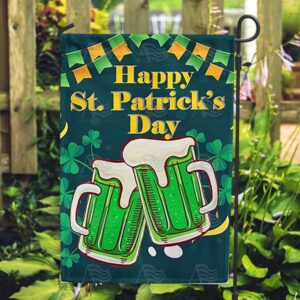 St Patrick’s Flag, Green Beer Toast! Double…