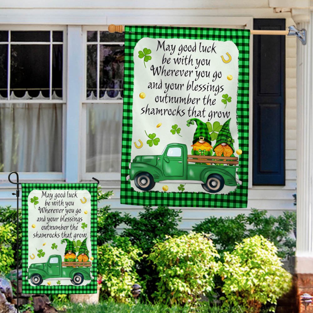 St Patrick’s Flag, Happy St. Patrick Day Irish Blessing May Good Luck Be With You Flag, St Patrick’s Day Garden Flag St Patrick’s Flag, Happy St. Patrick Day Irish Blessing May Good Luck Be With You Flag, St Patrick’s Day Garden Flag