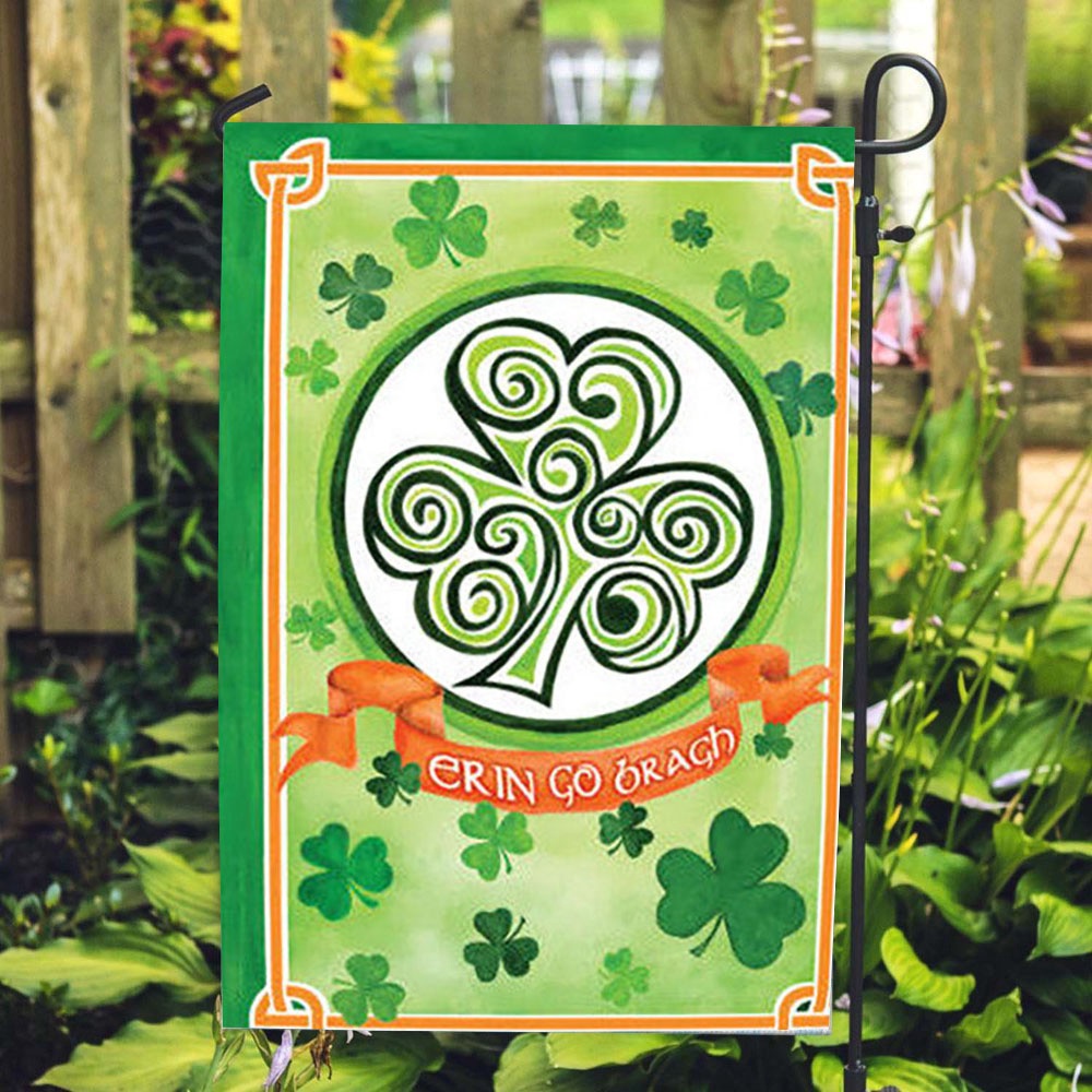 St Patrick’s Flag, Ireland Forever PremierSoft Double Sided House Flag, St Patrick’s Day Garden Flag St Patrick’s Flag, Ireland Forever PremierSoft Double Sided House Flag, St Patrick’s Day Garden Flag