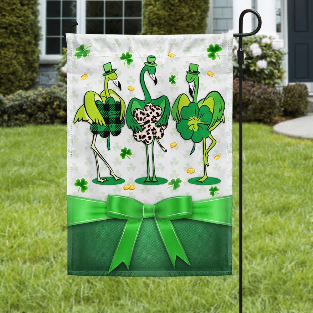 St Patrick’s Flag, Irish Patrick’s Day Flag Funny Flamingo, St Patrick’s Day Garden Flag St Patrick’s Flag, Irish Patrick’s Day Flag Funny Flamingo, St Patrick’s Day Garden Flag