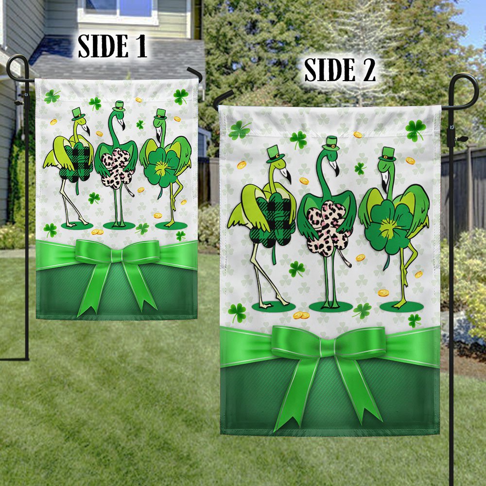 St Patrick’s Flag, Irish Patrick’s Day Flag Funny Flamingo, St Patrick’s Day Garden Flag St Patrick’s Flag, Irish Patrick’s Day Flag Funny Flamingo, St Patrick’s Day Garden Flag