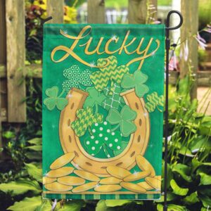 St Patrick’s Flag, Lucky Horseshoe House Flag,…