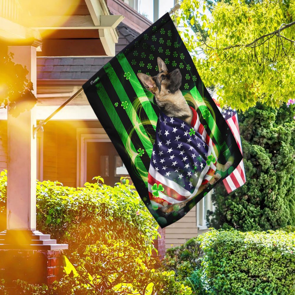 St Patrick’s Flag, Saint Patrick’s Day German Shepherd Flag, St Patrick’s Day Garden Flag St Patrick’s Flag, Saint Patrick’s Day German Shepherd Flag, St Patrick’s Day Garden Flag