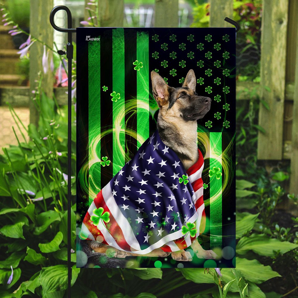 St Patrick’s Flag, Saint Patrick’s Day German Shepherd Flag, St Patrick’s Day Garden Flag St Patrick’s Flag, Saint Patrick’s Day German Shepherd Flag, St Patrick’s Day Garden Flag