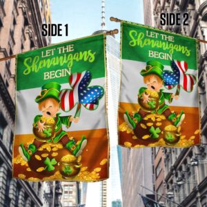 St Patrick s Flag St. Patrick s Day Irish Flag Let The Shenanigans Begin St Patrick s Day Garden Flag 2 eqwxp4.jpg
