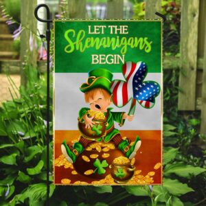 St Patrick s Flag St. Patrick s Day Irish Flag Let The Shenanigans Begin St Patrick s Day Garden Flag 3 nn5nrr.jpg