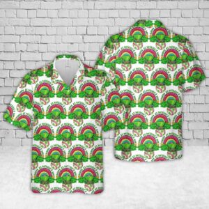 St Patricks Day Hawaiian Shirt, Baseball Shamrock…