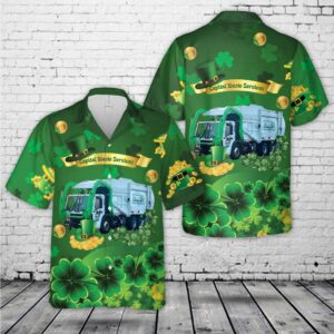 St Patricks Day Hawaiian Shirt, Capital Waste…