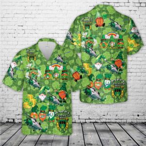 St Patricks Day Hawaiian Shirt, Irish Coast…