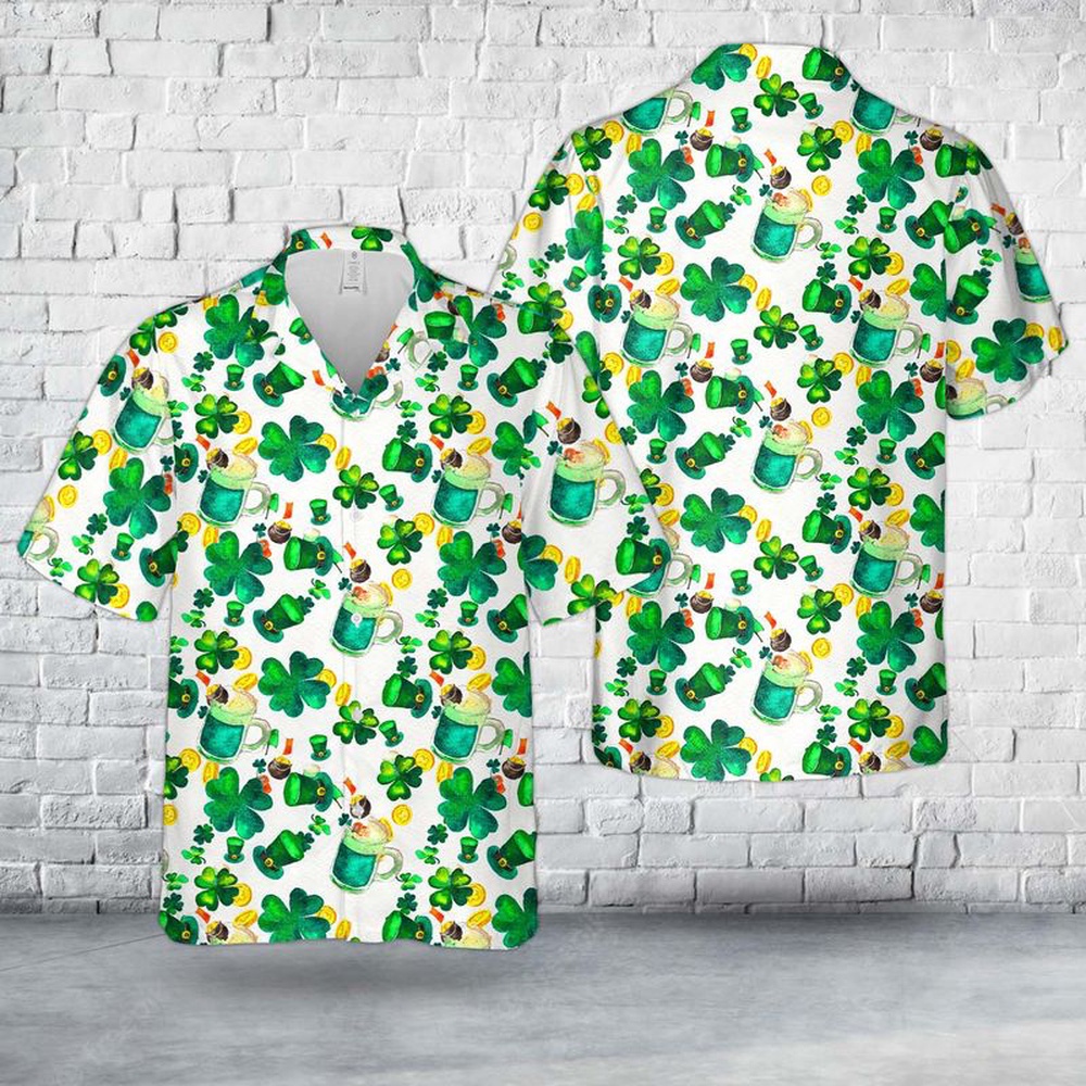St Patricks Day Hawaiian Shirt, Irish St Patrick’s Day Beer Hawaiian Shirt, St Patty’s Day Hawaiian Shirt St Patricks Day Hawaiian Shirt, Irish St Patrick’s Day Beer Hawaiian Shirt, St Patty’s Day Hawaiian Shirt