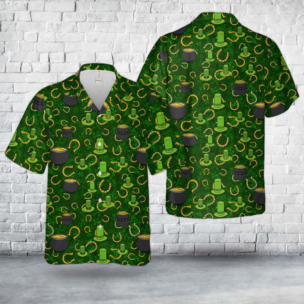 St Patricks Day Hawaiian Shirt, Irish St Patrick’s Day Hawaiian Shirt St Patricks Day Hawaiian Shirt, Irish St Patrick’s Day Hawaiian Shirt