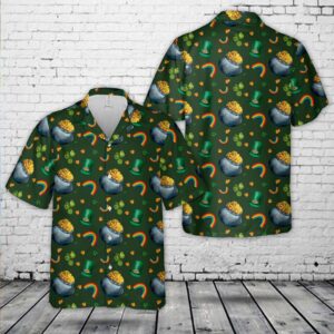 St Patricks Day Hawaiian Shirt, Irish St…