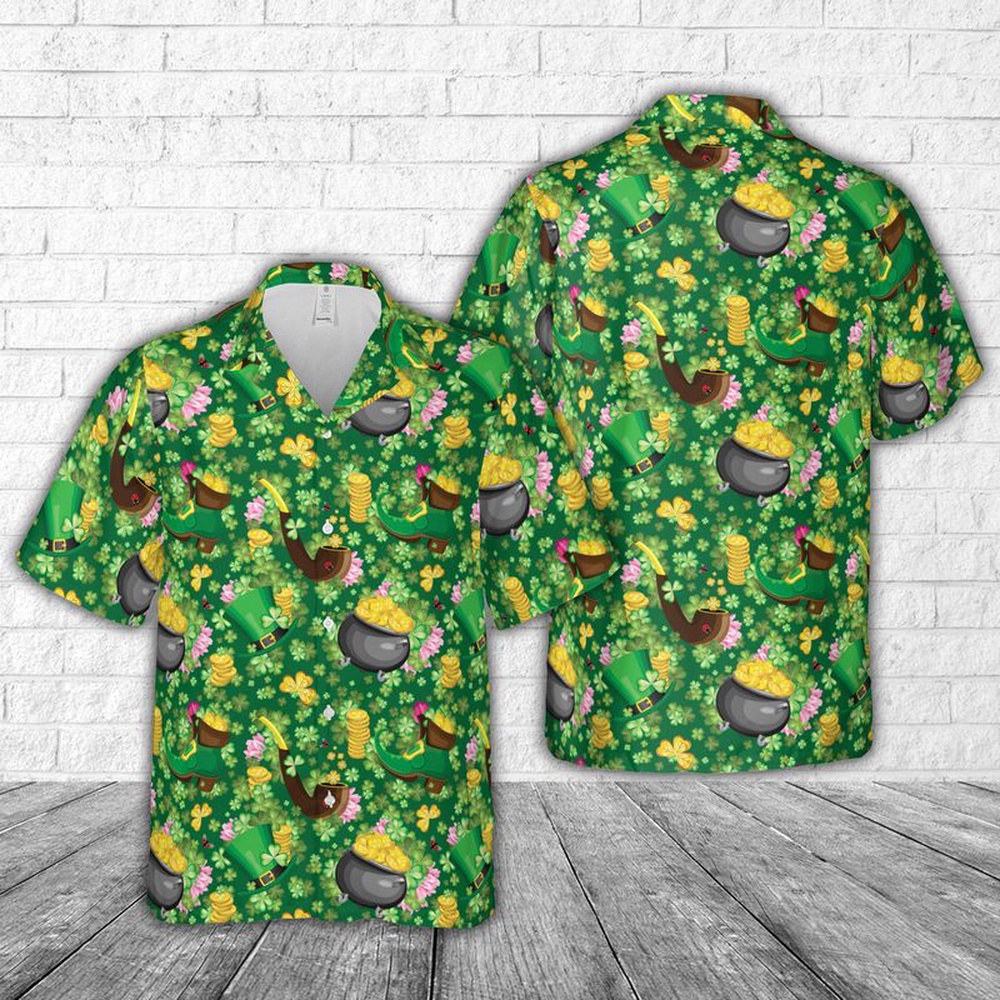 St Patricks Day Hawaiian Shirt, Irish St Patrick’s Day Hawaiian Shirts St Patricks Day Hawaiian Shirt, Irish St Patrick’s Day Hawaiian Shirts
