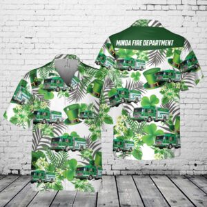St Patricks Day Hawaiian Shirt, Minoa Fire…