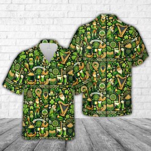 St Patricks Day Hawaiian Shirt, St Patrick’s…