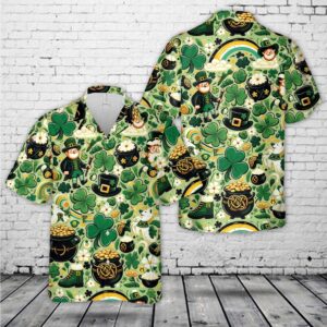 St Patricks Day Hawaiian Shirt, St Patrick’s…