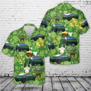 St Patricks Day Hawaiian Shirt, Tesla Cybertruck…