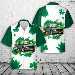 St Patricks Day Hawaiian Shirt, Triumph TR…