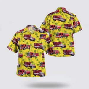 Texas Longhorn Hawaiian Shirt, Houston Fire Department (Hfd) Houston, Texas Hawaiian Shirt